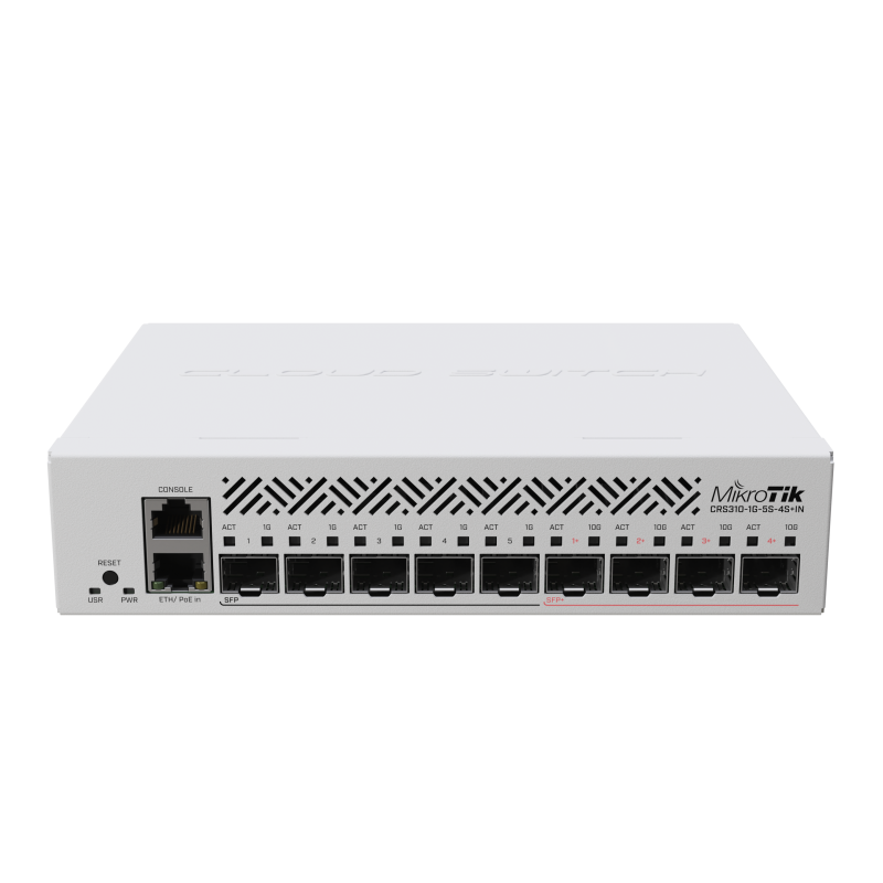 Коммутатор MikroTik CRS310-1G-5S-4S+IN