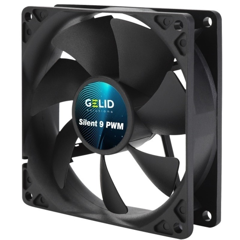 Кулер для корпуса GELID SILENT 9 PWM BLACK FN-PX09-21