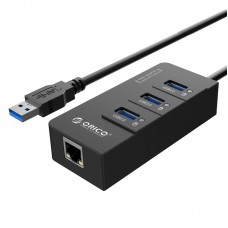 Адаптер сетевой USB ORICO HR01-U3-V1-BK-BP