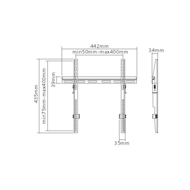 Кронштейн для ТВ и мониторов Brateck KL14-44F