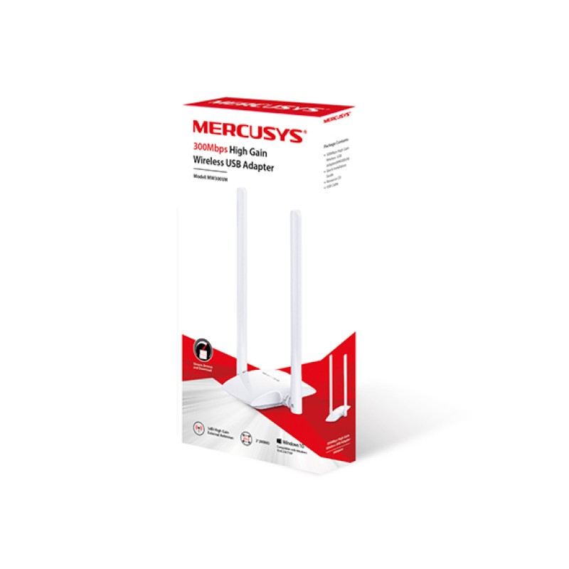 Адаптер высокого усиления Mercusys MW300UH