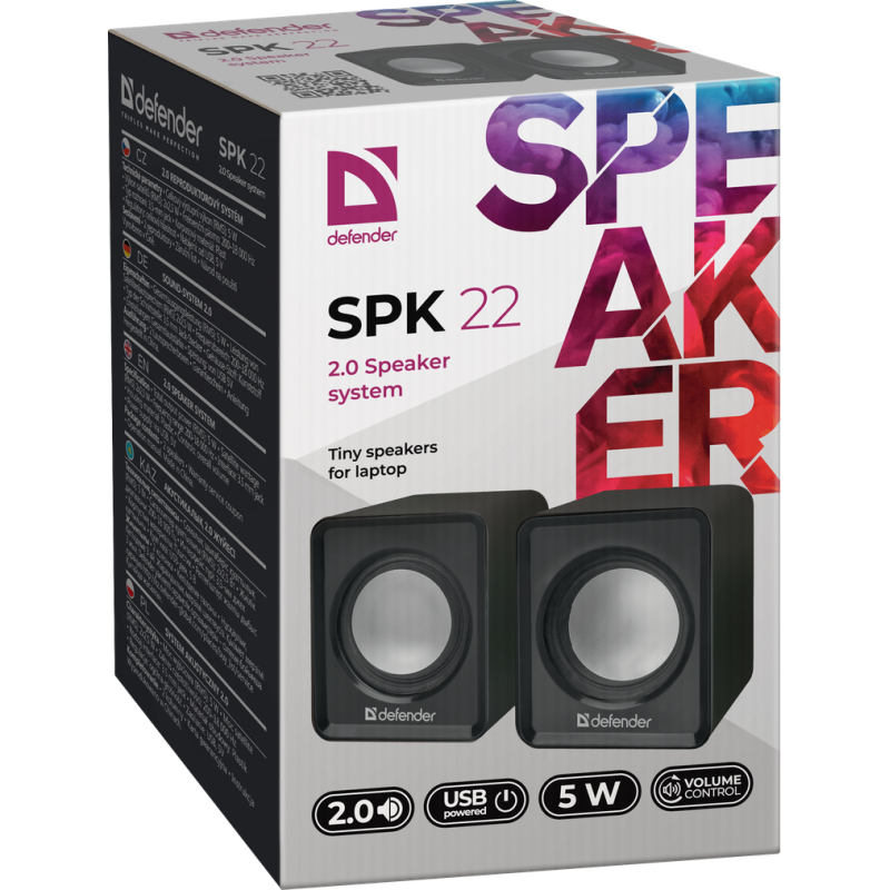 Акустическая система Defender SPK-22 Black