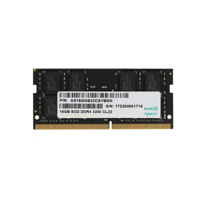 Оперативная память Apacer ES.16G21.GSH 16GB DDR4 3200MHz SO-DIMM