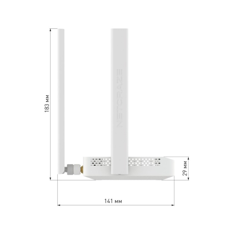 Маршрутизатор Netcraze NC-4910 AC1200 4G Wi-Fi 5