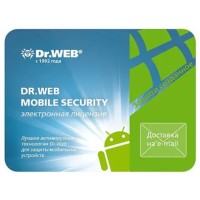 Антивирус Dr.Web Security Space для мобильных устройств — 2 устройства, 12 месяцев