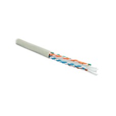 Кабель сетевой Hyperline UUTP4-C6-S23-IN-PVC-GY-305 Cat 6 UTP Бухта 305 м