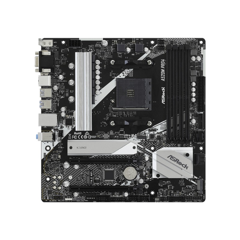 Материнская плата ASRock A520M PRO4