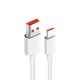Интерфейсный кабель Xiaomi 6A Type-A to Type-C Cable Белый