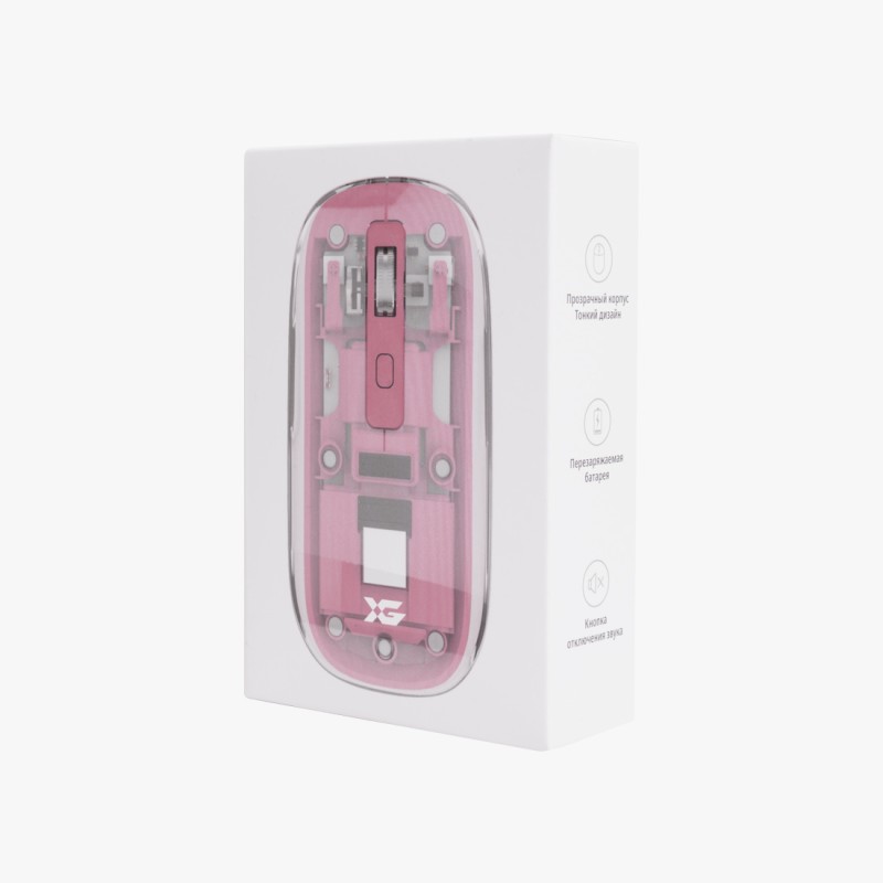 Компьютерная мышь XG XM-855OGB Pink