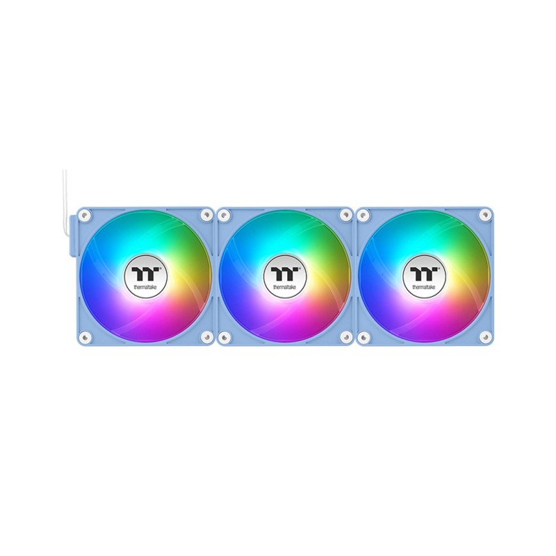 Кулер для компьютерного корпуса Thermaltake CT120 ARGB Sync PC Cooling Fan Hydrangea Blue (3 pack)
