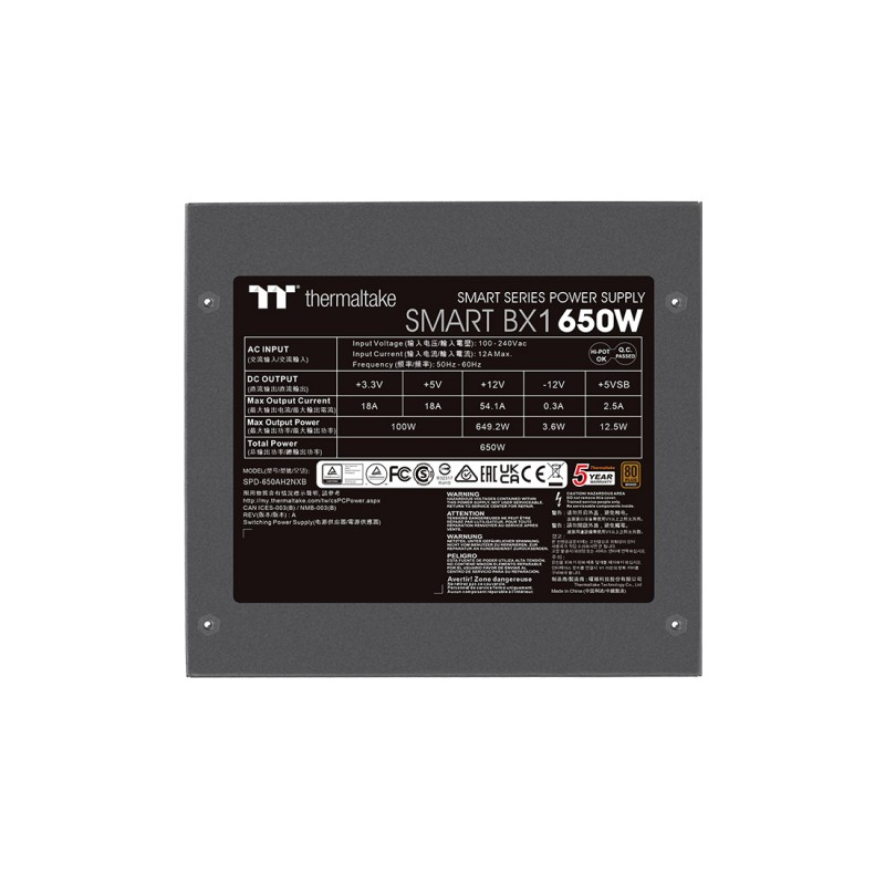 Блок питания Thermaltake Smart BX1 D2D 650W (Bronze)