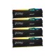 Комплект модулей памяти Kingston FURY Beast RGB XMP KF556C40BBAK4-128 DDR5 128GB (Kit 4x32GB) 5600MH