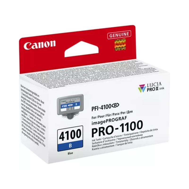Чернильный картридж Canon PFI-4100 Blue