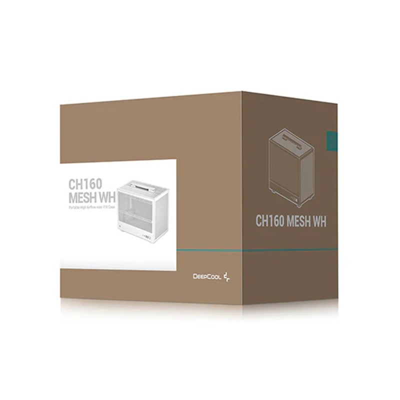 Компьютерный корпус Deepcool CH160 MESH WH без Б/П