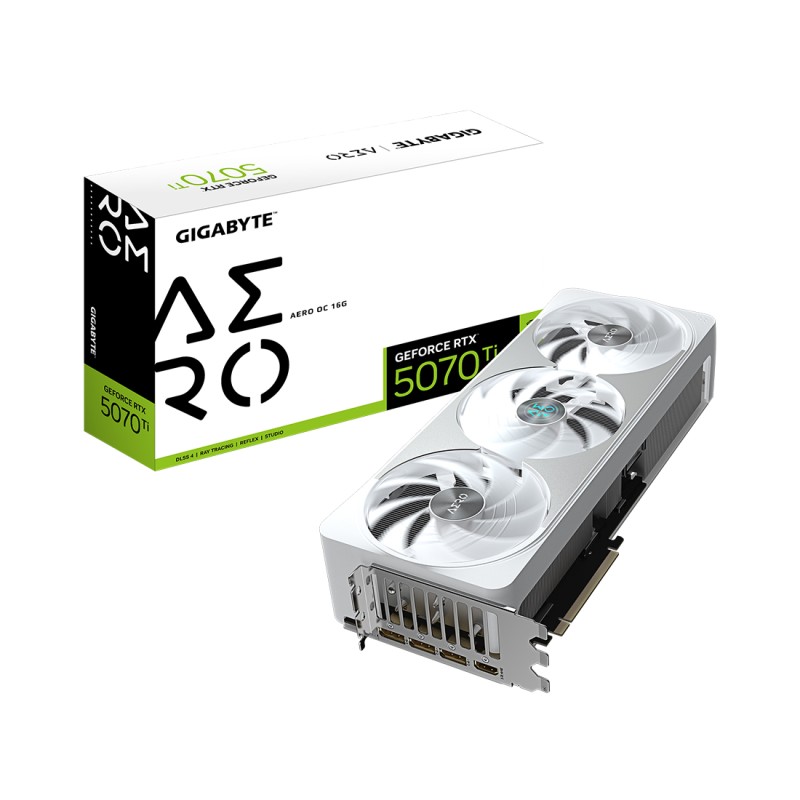 Видеокарта Gigabyte (GV-N507TAERO OC-16GD) RTX5070Ti AERO OC 16G