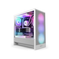 Компьютерный корпус NZXT H5 Flow RGB CC-H52FW-R1 White без Б/П