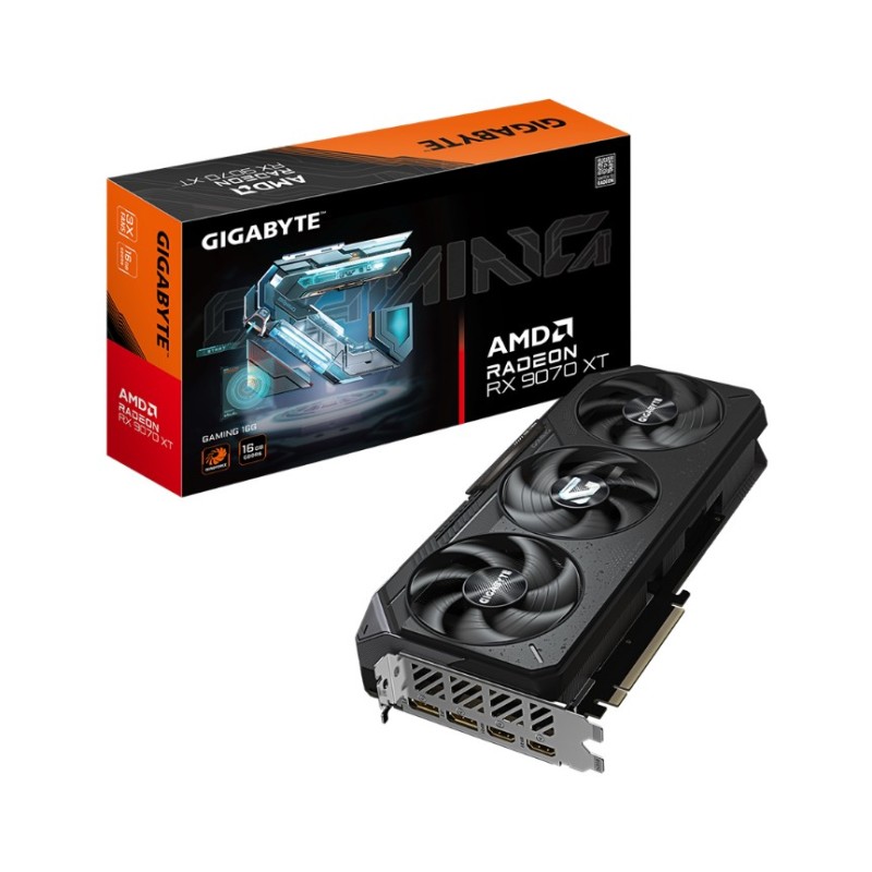 Видеокарта Gigabyte (GV-R9070XTGAMING-16GD) Gaming Radeon RX 9070 XT 16 GB GDDR6 256bit