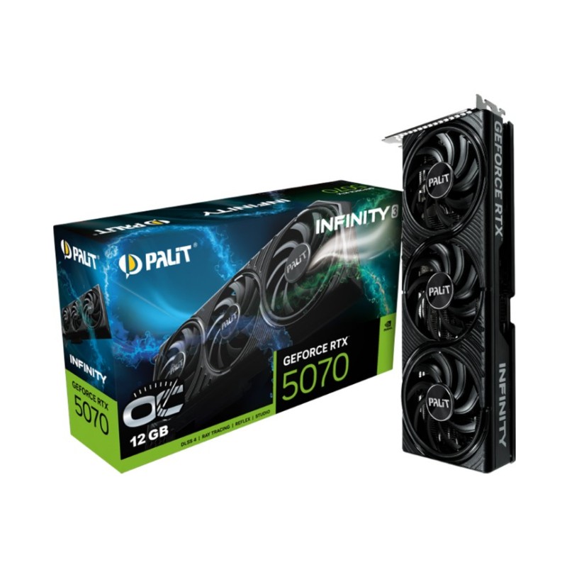 Видеокарта Palit (NE75070S19K9-GB2050S) Infinity 3 OC RTX 5070 12 GB GDDR7 192bit