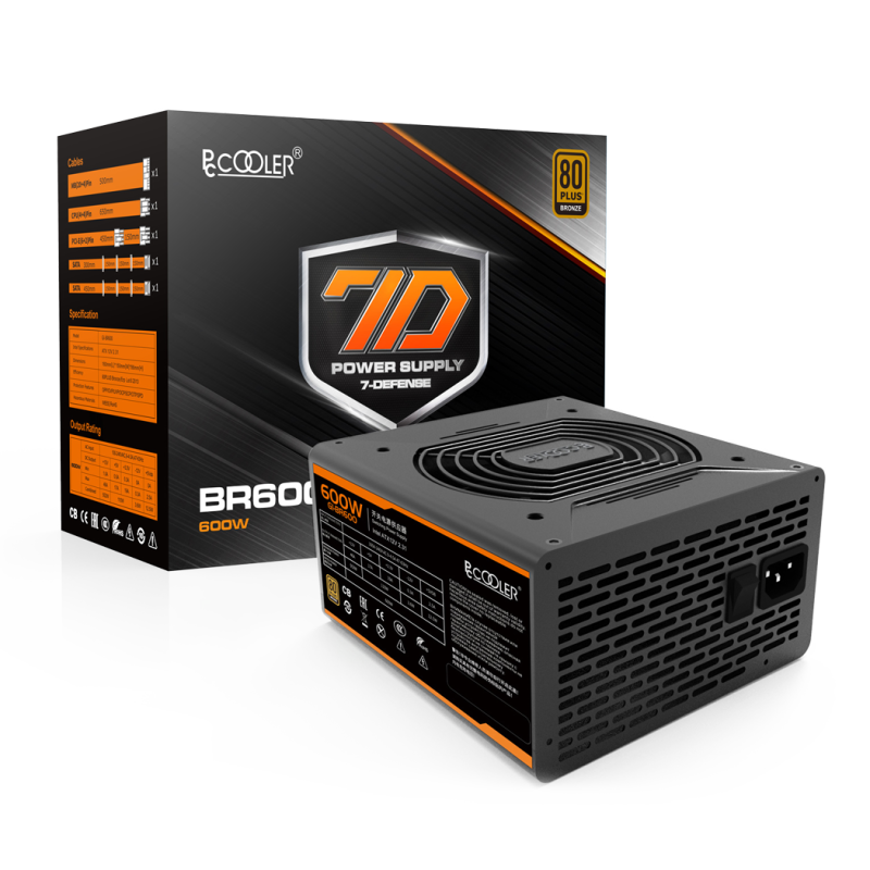 Блок питания PCcooler GI-BR600 600W