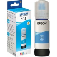 Чернила Epson 103 EcoTank Cyan (C13T00S24A)