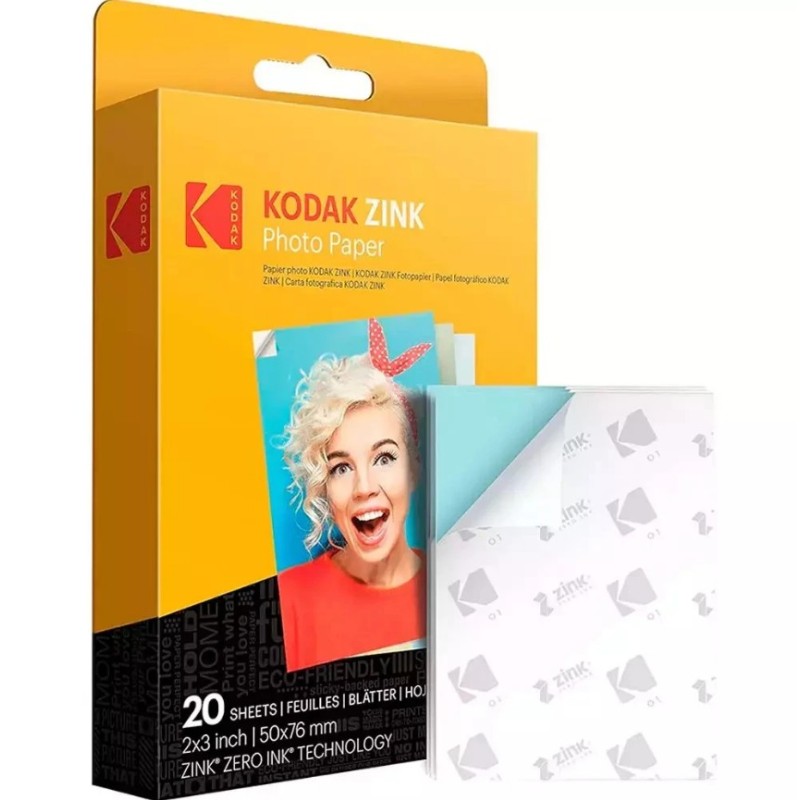 Фотобумага Kodak ZINK RODZ2X320 2x3" Глянцевая 20 листов