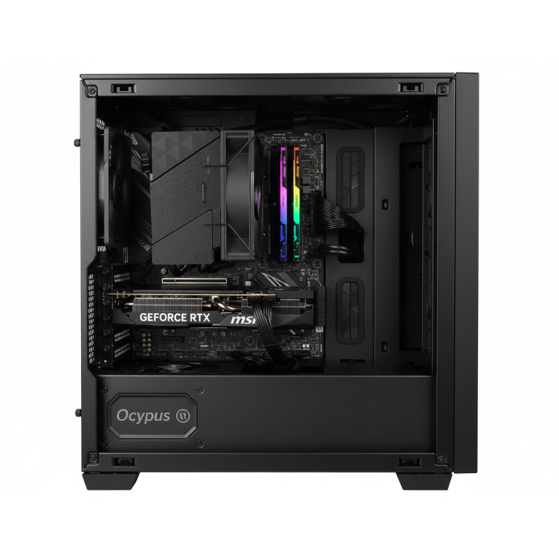 Бюджетный игровой ПК Intel Core i3-12100F + RTX 4060 8 ГБ + 16 ГБ DDR4 + SSD 512 ГБ