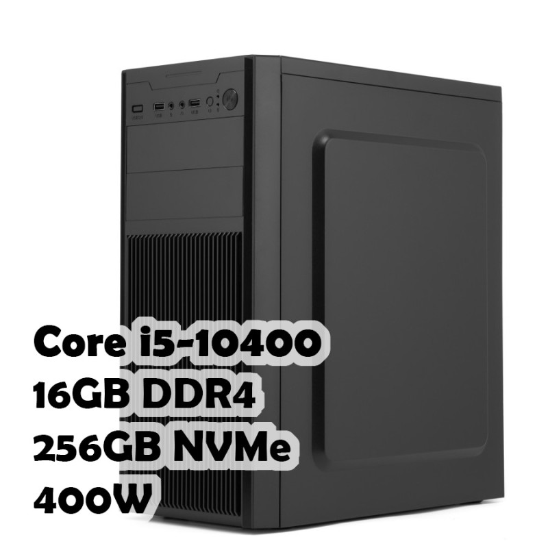 Офисный ПК Intel Core i5-10400 16ГБ 256ГБ SSD