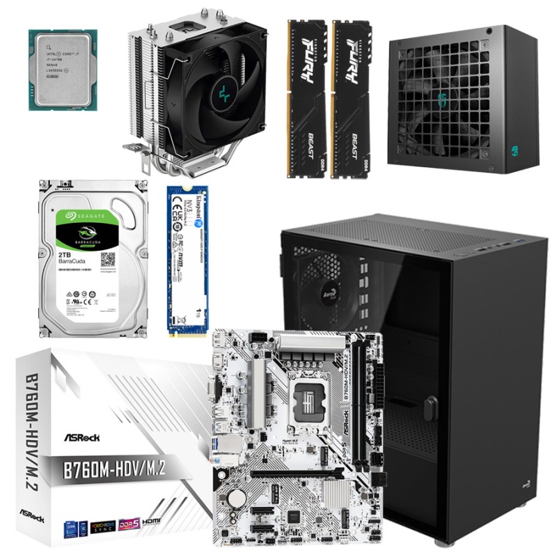 Производительный компьютер Intel i7-14700 для рабочих задач