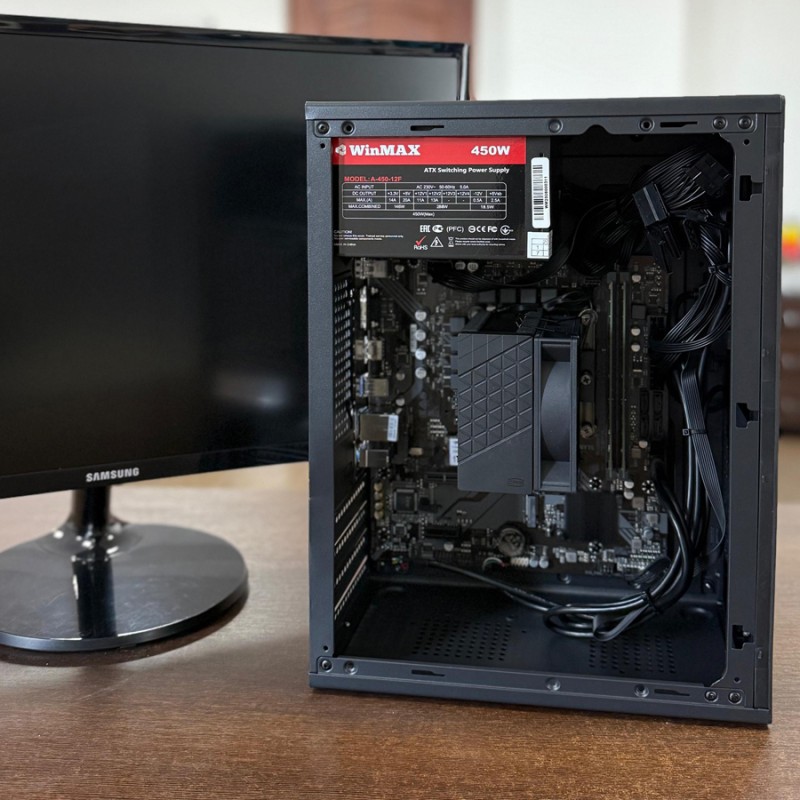 Офисный ПК Intel Core i3-12100 8GB DDR4 512GB SSD