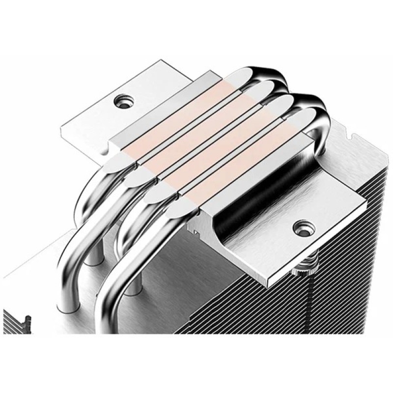 Кулер для процессора ID-Cooling SE-214-XT ARGB WH