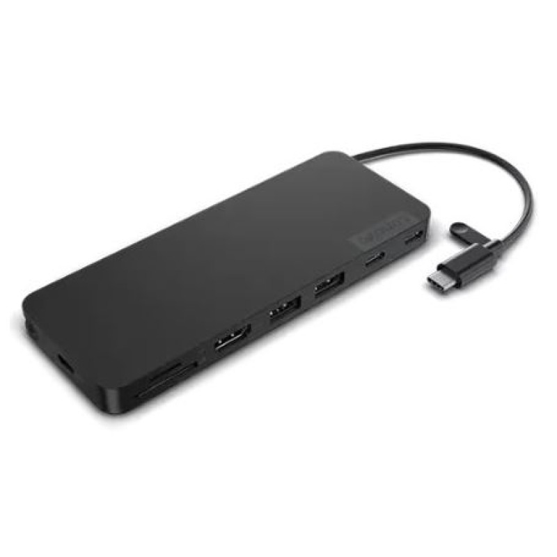 Док-станция Lenovo Slim Travel Dock USB-C (4X11N40212)