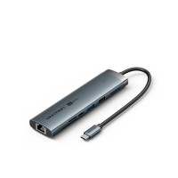 Док-станция USB-C Vention TGVHB 9-в-1 с HDMI и RJ45