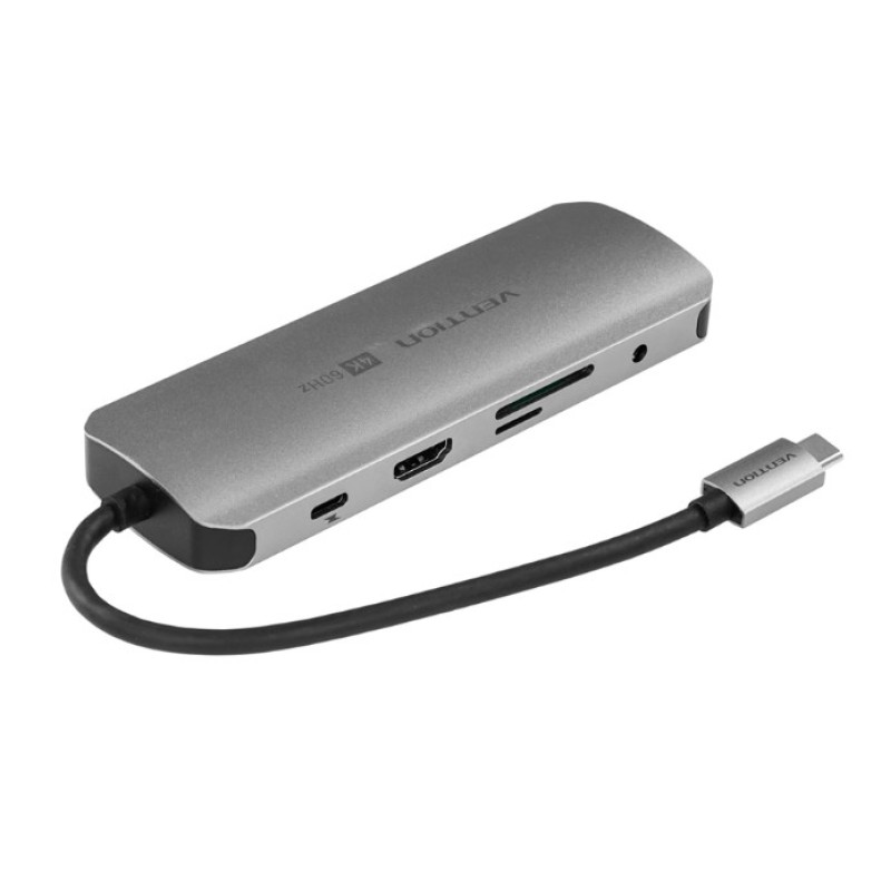 Док-станция Vention TQMHB USB-C 9-в-1 с HDMI и RJ45