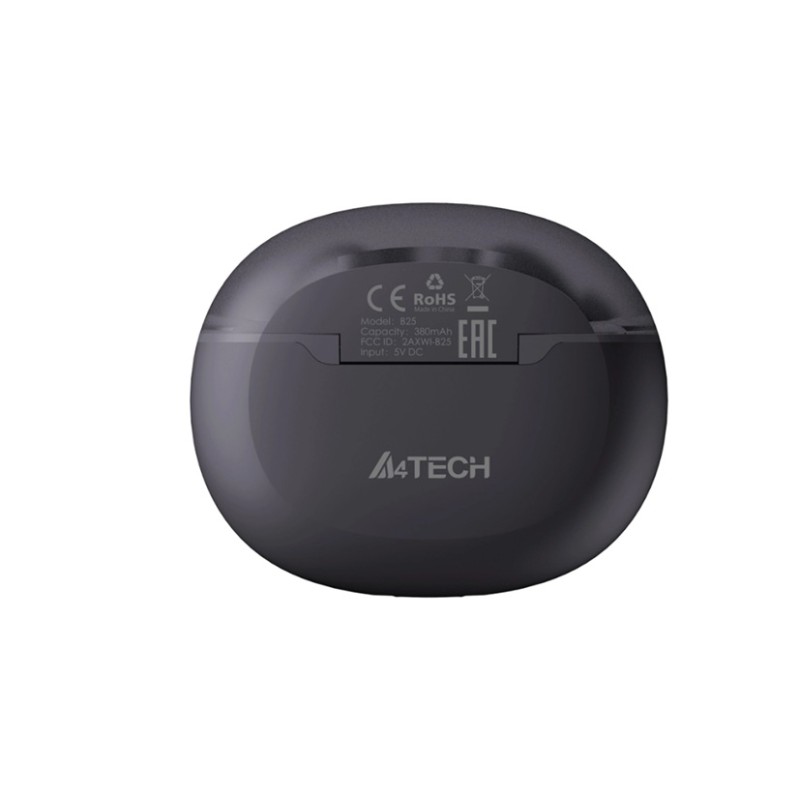 Наушники TWS A4Tech 2Drumtek B25 Ash Grey Bluetooth 5.2 10мм