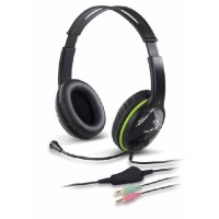 Компьютерная гарнитура Genius HS-400A Black-Green