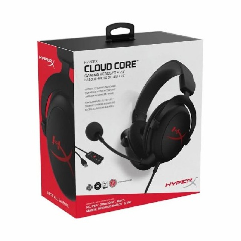 Гарнитура HyperX Cloud Core DTS 4P4F2AA (HX-HSCC-2-BK/WW)