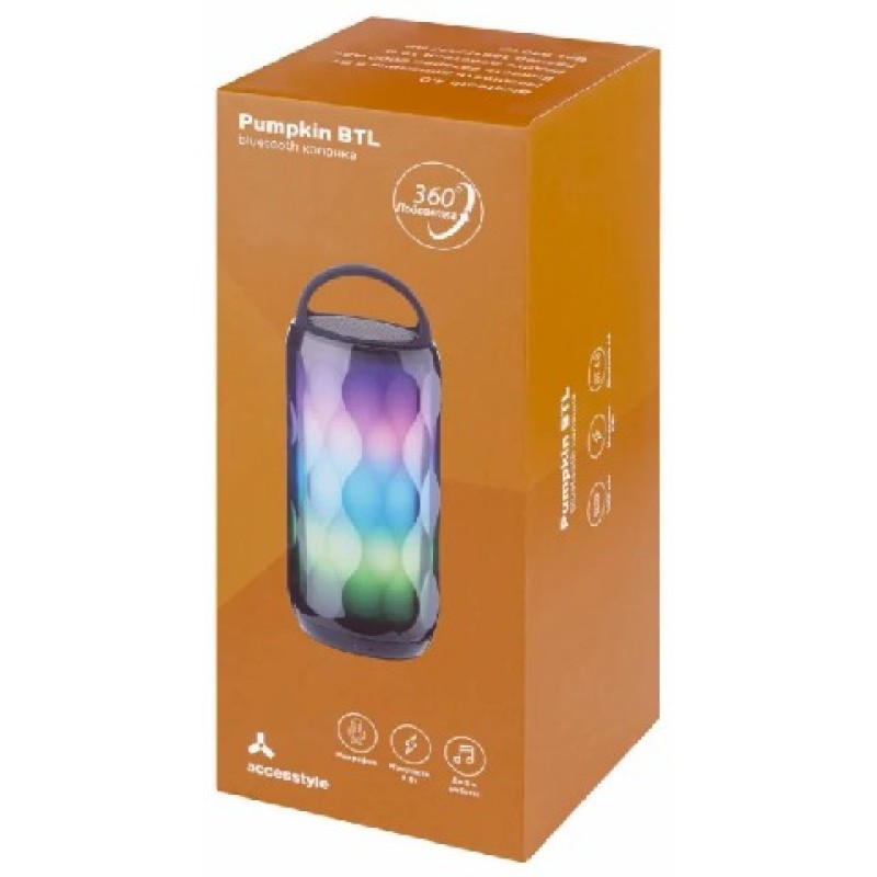 Портативная акустика Accesstyle Pumpkin BTL