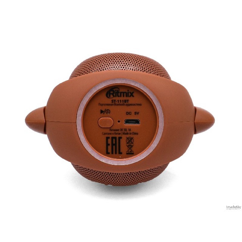 Портативная акустика Ritmix ST-111BT Puppy Brown