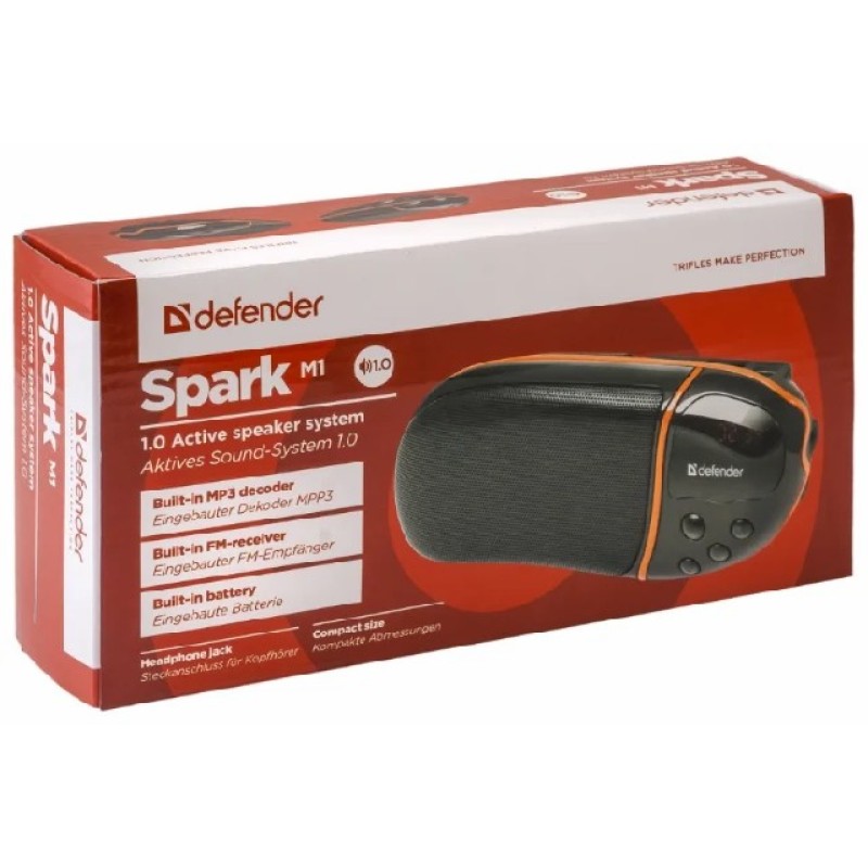 Портативная акустика Defender Spark M1