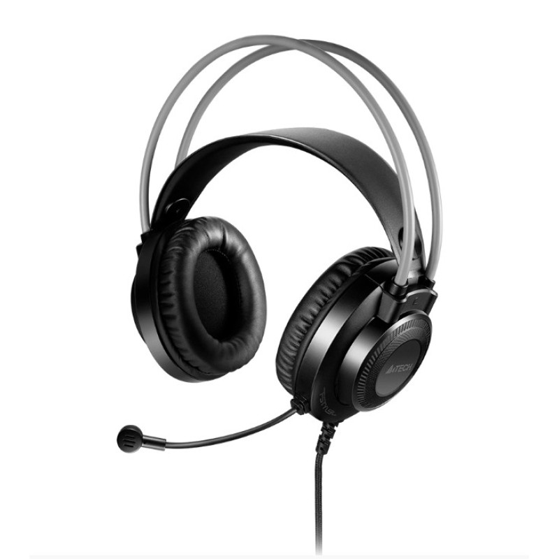 A4tech Fstyler FH200U-Grey — стильные наушники с микрофоном USB
