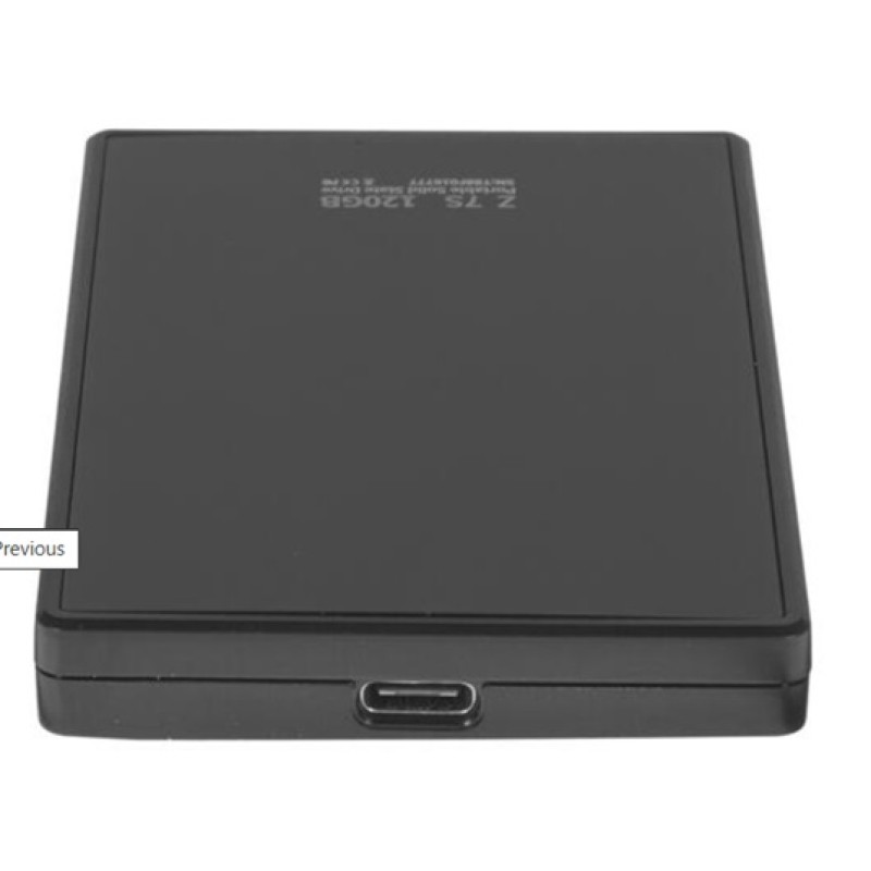 Внешний SSD диск Netac Z7S 120GB (USB 3.2 Gen2, Type-C)