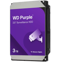 Жесткий диск Western Digital Purple WD34PURZ 3TB SATA 6Gb/s 3.5" 5400rpm 128Mb, CMR