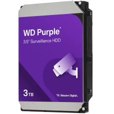 Жесткий диск Western Digital Purple WD34PURZ 3TB SATA 6Gb/s 3.5" 5400rpm 128Mb, CMR