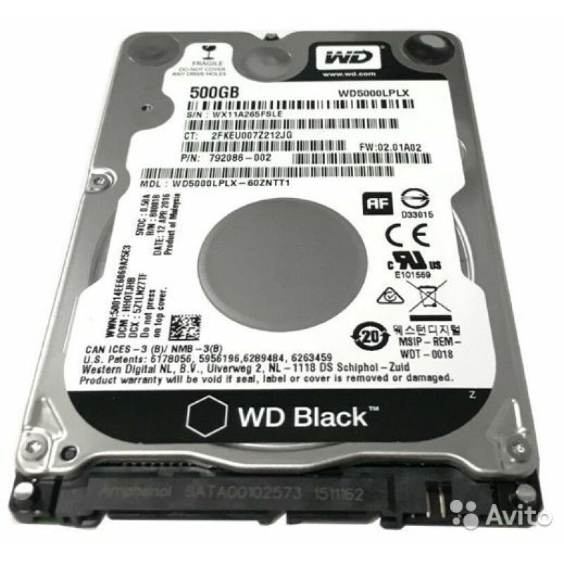 Жесткий диск WD WD5000LPSX 500GB