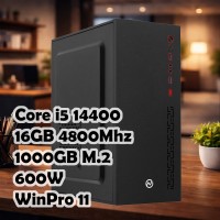 Офисный компьютер Intel Core i5-14400 / 16ГБ / 1ТБ SSD / Win11Pro