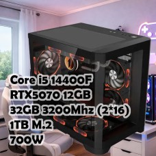 Игровой ПК: Intel Core i5-14400F + RTX5060TI 16GB + 32GB, B760, 1TB, 700W