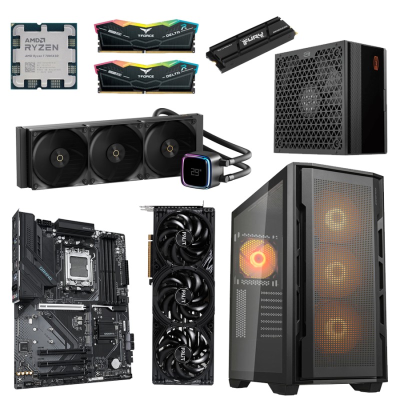 Игровой ПК AMD Ryzen 7 7800X3D RTX 5070Ti 64GB DDR5 2TB SSD Игровой ПК AMD Ryzen 7 7800X3D RTX 5070Ti 64GB DDR5 2TB SSD