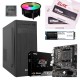 Компьютер: AMD Ryzen 5 3400G, CoolerMaster Hyper A71C, MSI A520M-A PRO, 16GB 3200MHz, 256GB M.2, QMAX 450W