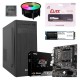 Компьютер: AMD Ryzen 5 3400G, CoolerMaster Hyper A71C, MSI A520M-A PRO, 8GB 3200MHz, 256GB M.2, QMAX 450W