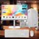 Комплект для работы: Core i3-12100, 8GB, 256Gb + KB+M + MD2412PW Белый